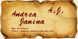 Andrea Jamina vizit kartica